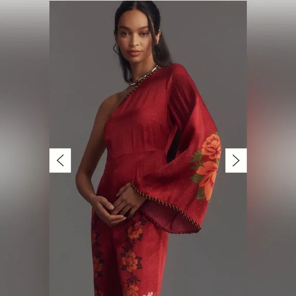 NWT - Farm Rio One Shoulder Jumpsuit - Size Medium - Picture 3 of 6